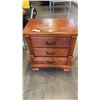 Image 2 : PAIR OF 3 DRAWER CARVED NIGHTSTANDS