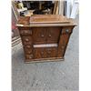 Image 1 : ANTIQUE OAK SEWING MACHINE CABINET WITH 5 DRAWERS