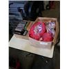 Image 1 : 2 BOXES OF NEW HANGING ORNAMENTS WITH DVDS AND CDS