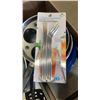Image 2 : BOX OF KITCHEN ITEMS, COOKWARE, STAINLESS STRAWS AND MORE