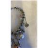 Image 4 : VINTAGE SILVER TONE CHARM BRACELET