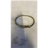 Image 1 : VINTAGE MEXICAN STERLING SILVER BUCKLE BANGLE WITH TURQUOISE STONE INLAY