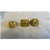 Image 1 : 3 MENS ESTATE RINGS