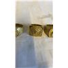 Image 3 : 3 MENS ESTATE RINGS