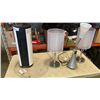 Image 1 : 3 TABLE LAMPS AND AS NEW NOMA HEATER FAN