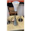 Image 3 : 3 TABLE LAMPS AND AS NEW NOMA HEATER FAN