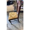 Image 8 : ANTIQUE CARVED LEG DINING TABLE WITH 2 LEAFS AND 6 CHAIRS