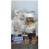 Image 1 : TRAY OF NEW WIRE BASKETS AND SPICE JAR SET
