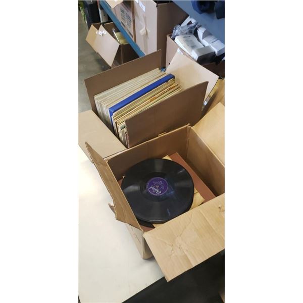 2 BOXES OF RECORDS