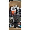 Image 2 : BOX OF VARIOUS WORKING ELECTRONICS AND CORDS