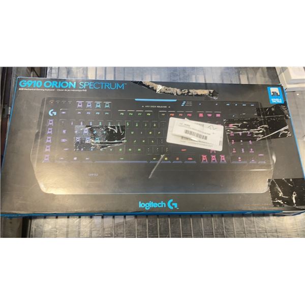 LOGITECH G10 ORION SPECTRUM RGB MECHANICAL GAMING KEYBOARD - TESTED WORKING, RETAIL $129