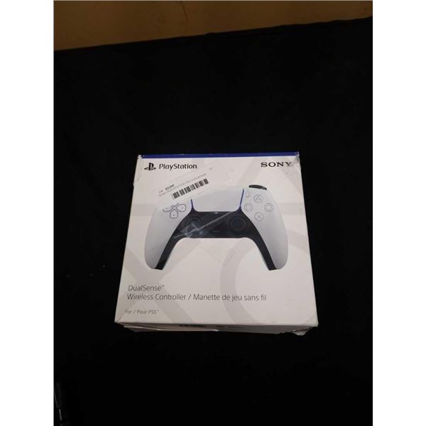 SONY PLAYSTATION PS5 DUALSENSE WIRELESS CONTROLLER, WHITE - TESTED WORKING, RETAIL $89