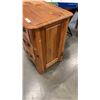 Image 2 : WOOD 3 DRAWER DRESSER