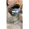 Image 1 : DECORATIVE METAL PLANTER POT ON STAND AND VINTAGE SCALE