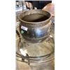 Image 2 : DECORATIVE METAL PLANTER POT ON STAND AND VINTAGE SCALE