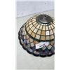 Image 3 : LEADED GLASS LAMP SHADE