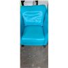Image 2 : 2 TEAL BUCKET CHAIRS
