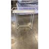 Image 2 : IKEA METAL PATIO SOFA TABLE WITH REMOVABLE TRAY