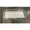 Image 3 : IKEA METAL PATIO SOFA TABLE WITH REMOVABLE TRAY