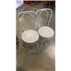 Image 1 : 2 FERROUS RATTAN SEAT CHAIRS