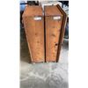 Image 1 : 2 PINE STORAGE UNITS PUSH TOGETHER TO MAKE A SIDE STANDING TRUNK