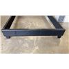 Image 2 : BLACK LEATHER LOOK QUEEN SIZE FRAME ONLY