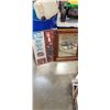 Image 1 : WOOD FRAMED MIRROR AND JAMES DEAN REBEL WITHOUT A CAUSE MOVIE POSTER