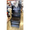 Image 1 : BLACK 3 DRAWER SHELF AND 2 DRAWER NIGHTSTAND