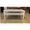 Image 2 : PAINTED WHITE COFFEE TABLE