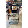Image 1 : 5 TIER GLASS SHELF BAKERS RACK