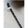 Image 2 : CHERRY OR ROSEWOOD CARVED WALKING STICK