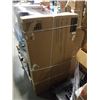 Image 1 : AS NEW INSIGNIA ADJUSTABLE STANDING DESK, OAK - IN BOX, RETAIL $499