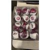 Image 3 : TRAY OF BASEBALLS, SHADOWBOX PRINT AND 3 GOLF PUTTERS
