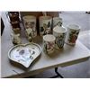 Image 1 : 7 PORTMEIRON VASES, CREAMER AND PLATTER