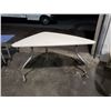 Image 1 : HERMAN MILLER KIVA COLLECTION PEBBLE TABLE ROLLING WORKSTATION