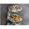 Image 2 : NEW SET OF 4 TMNT NINJA TURTLE ACTION FIGURES AND 4 NEW FIDGIT POPPET SETS