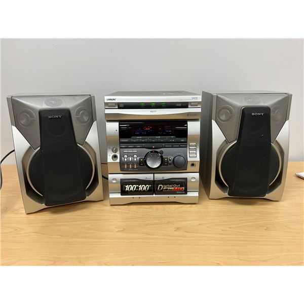 Sony HCD-RX77 Mini HiFi Component System w/box