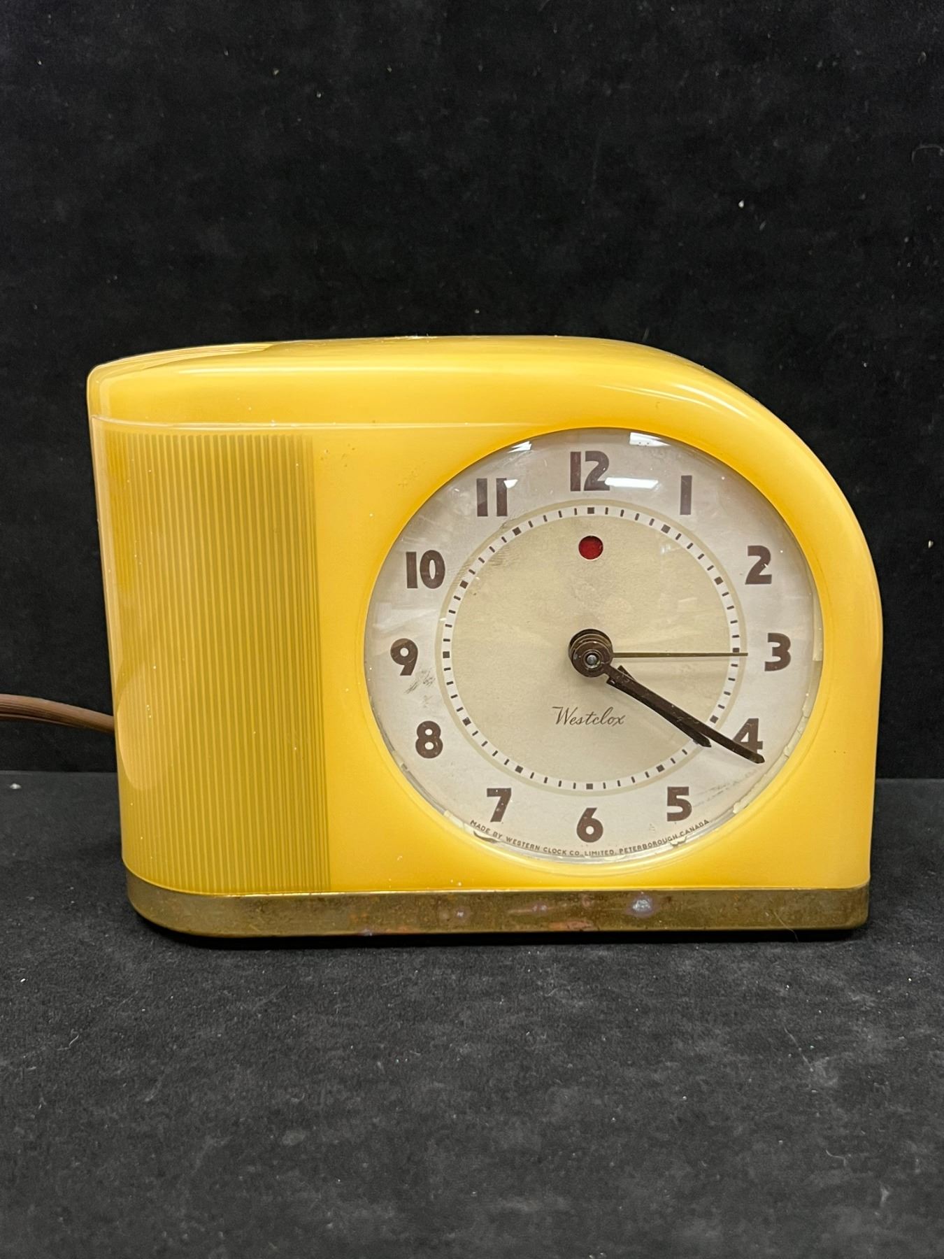 Westclox Deco Moonbeam Electric Clock & Big Ben Wind Up Clock