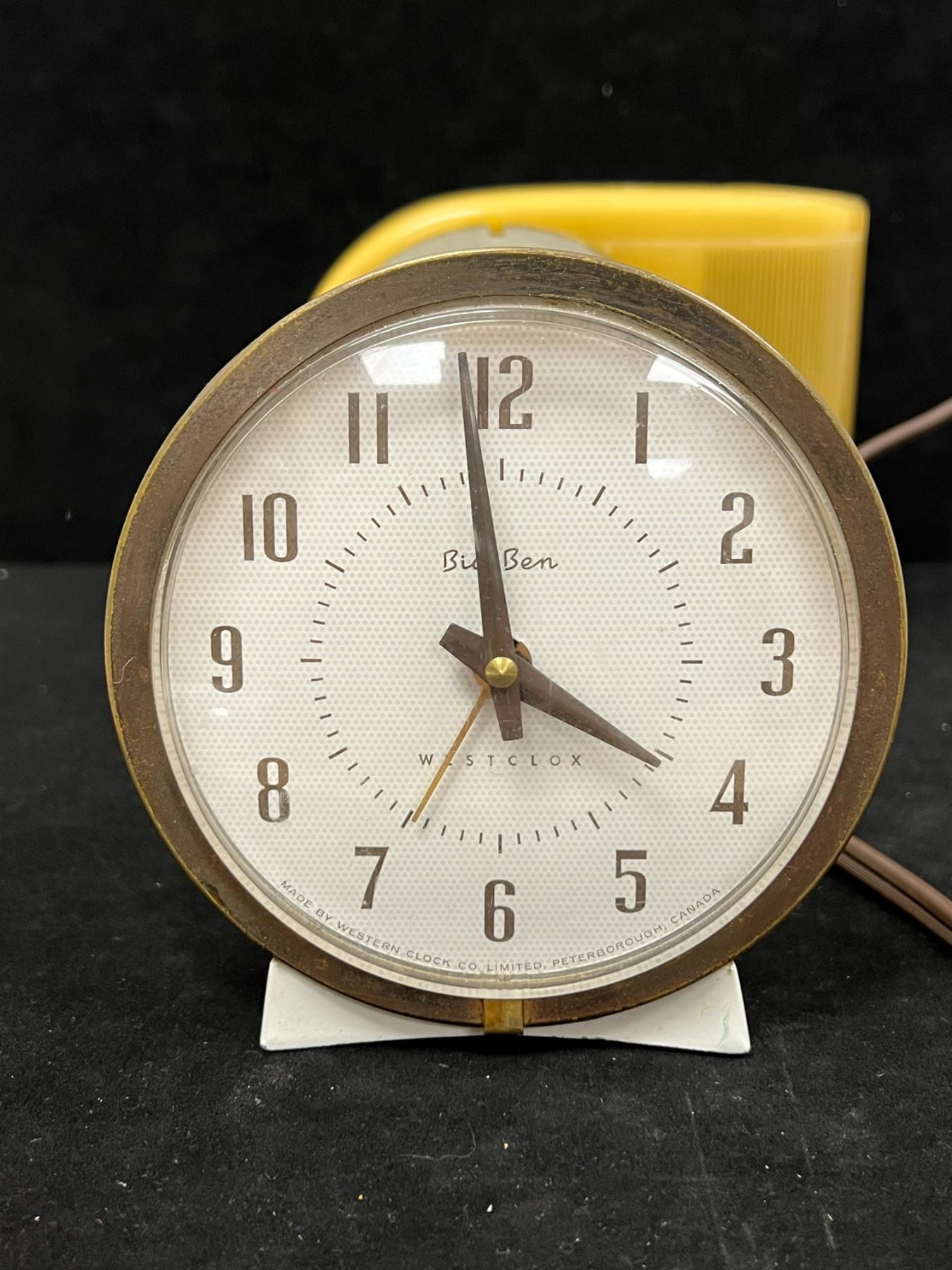 Westclox Deco Moonbeam Electric Clock & Big Ben Wind Up Clock