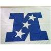 Image 3 : Blue "N" w/ 3 Stars Banner 121"x71"