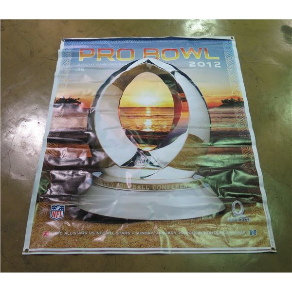 Pro Bowl 2012 NFL Promo Banner 50"x60"