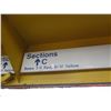 Image 3 : Section Sign C & B w/ Arrows, Rows 1-5 Red, 6-17 Yellow, 85"x12"