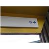 Image 4 : Section Sign C & B w/ Arrows, Rows 1-5 Red, 6-17 Yellow, 85"x12"