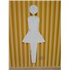 Image 1 : Women's Washroom Silhouette Sign 66"L