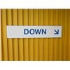 Image 1 : Down Sign w/ Arrow 51"x11"