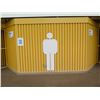 Image 1 : Qty 4 Men's Washroom Signs: In, Out, Men (w/ Handicap Logo) & Silhouette