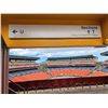 Image 1 : Section Sign U  & T w/ Arrows, Rows 1-5 Red, 6-17 Yellow, 73"x12"