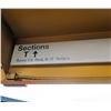 Image 3 : Section Sign T & S w/ Arrows, Rows 1-5 Red, 6-17 Yellow, 94"x12"