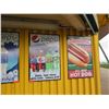 Image 4 : Qty 5 Concession  Signs: Nachos, Popcorn, Pepsi, Hot Dog, Aquafina 24"x36"