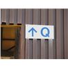 Image 3 : Qty 3 Section Signs: Q, Q w/ Arrow & P Q w/ Arrows